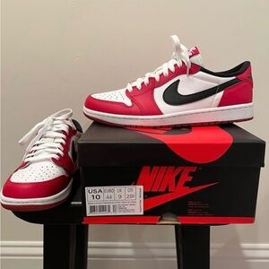 Worn ONCE Jordan 1 retro low Chicago Sz 10-OG box